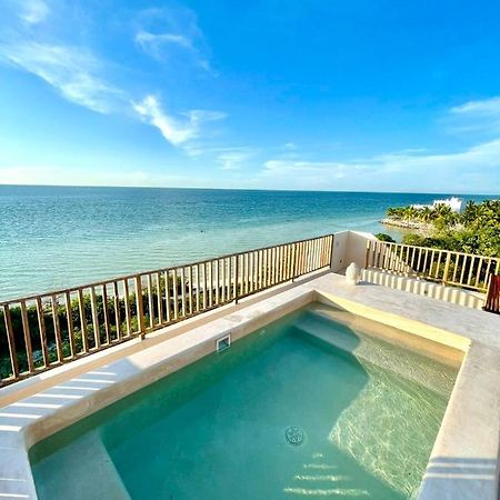 Ferienwohnung Incredible Ocean View Penthouse With Private Pool By Baleine Group Isla Holbox Exterior foto