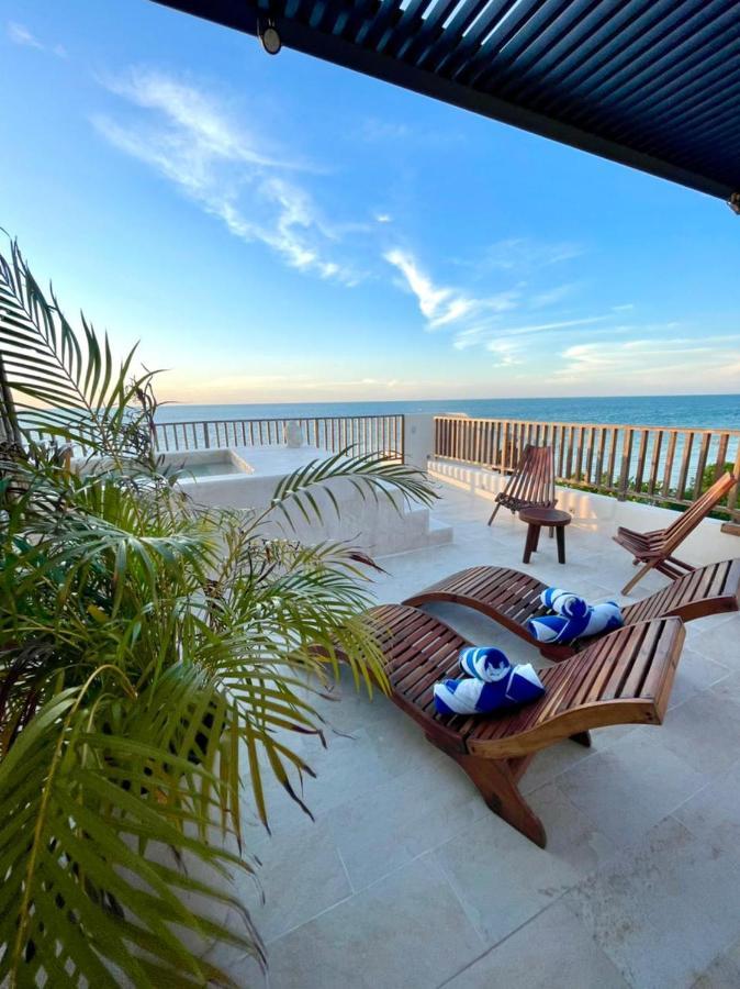 Ferienwohnung Incredible Ocean View Penthouse With Private Pool By Baleine Group Isla Holbox Exterior foto